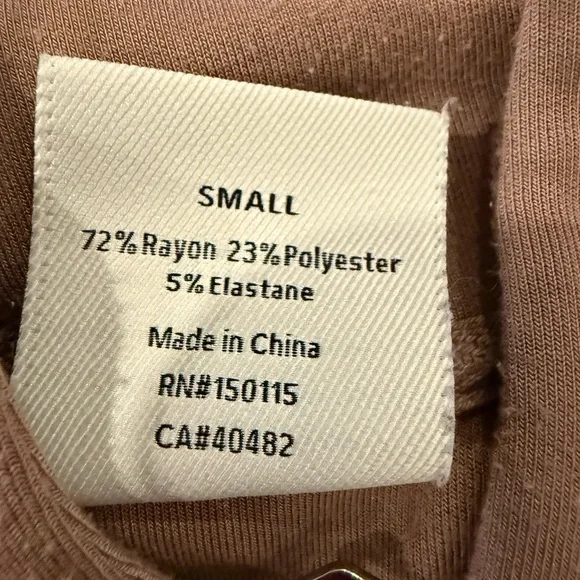 Varley Davidson Sweat Half-zip Swan Necked Collar Super Soft Lightweight Size S - Picture 4 of 6